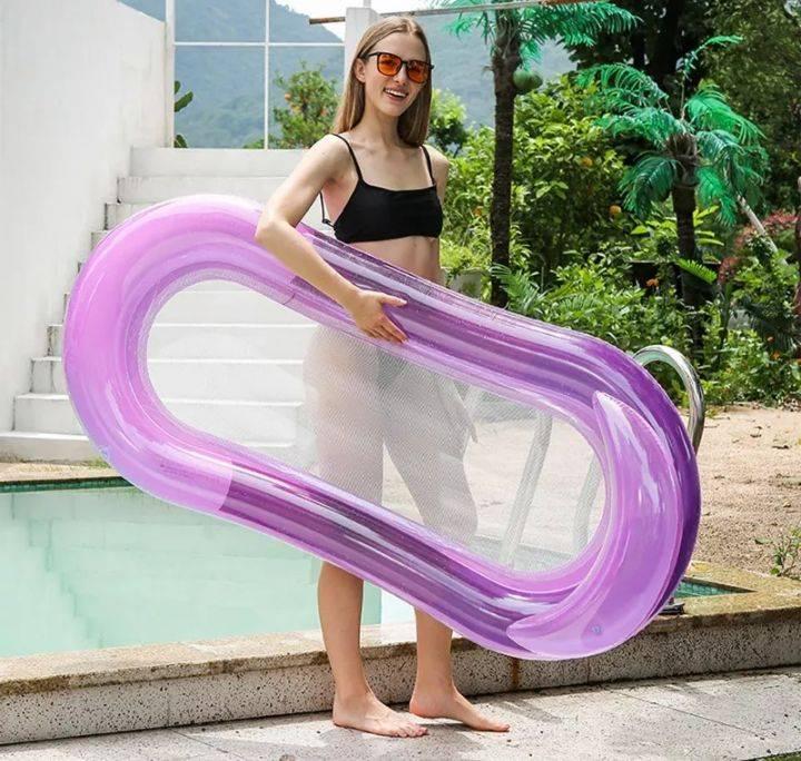 Inflable cama para alberca
